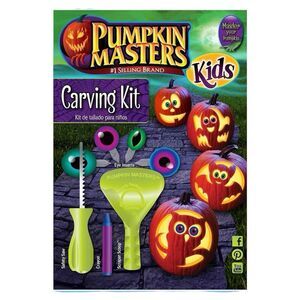 Kids Halloween Designs Pumpkin Masters Carving Kit With Spooky Eyes